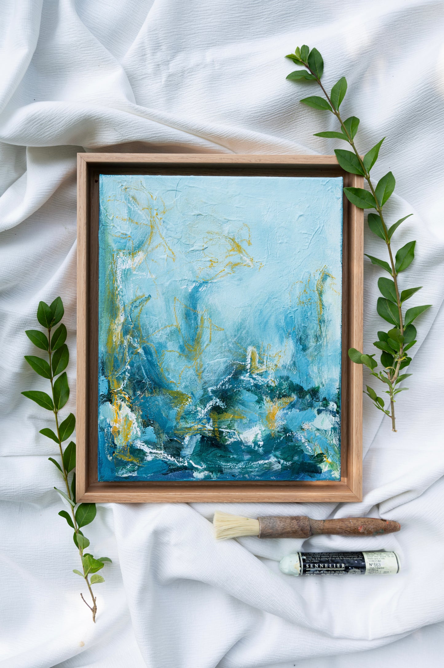 'Orange Goes Good with Blue II'