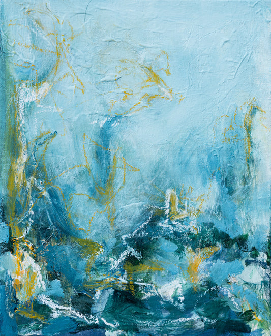 'Orange Goes Good with Blue II'