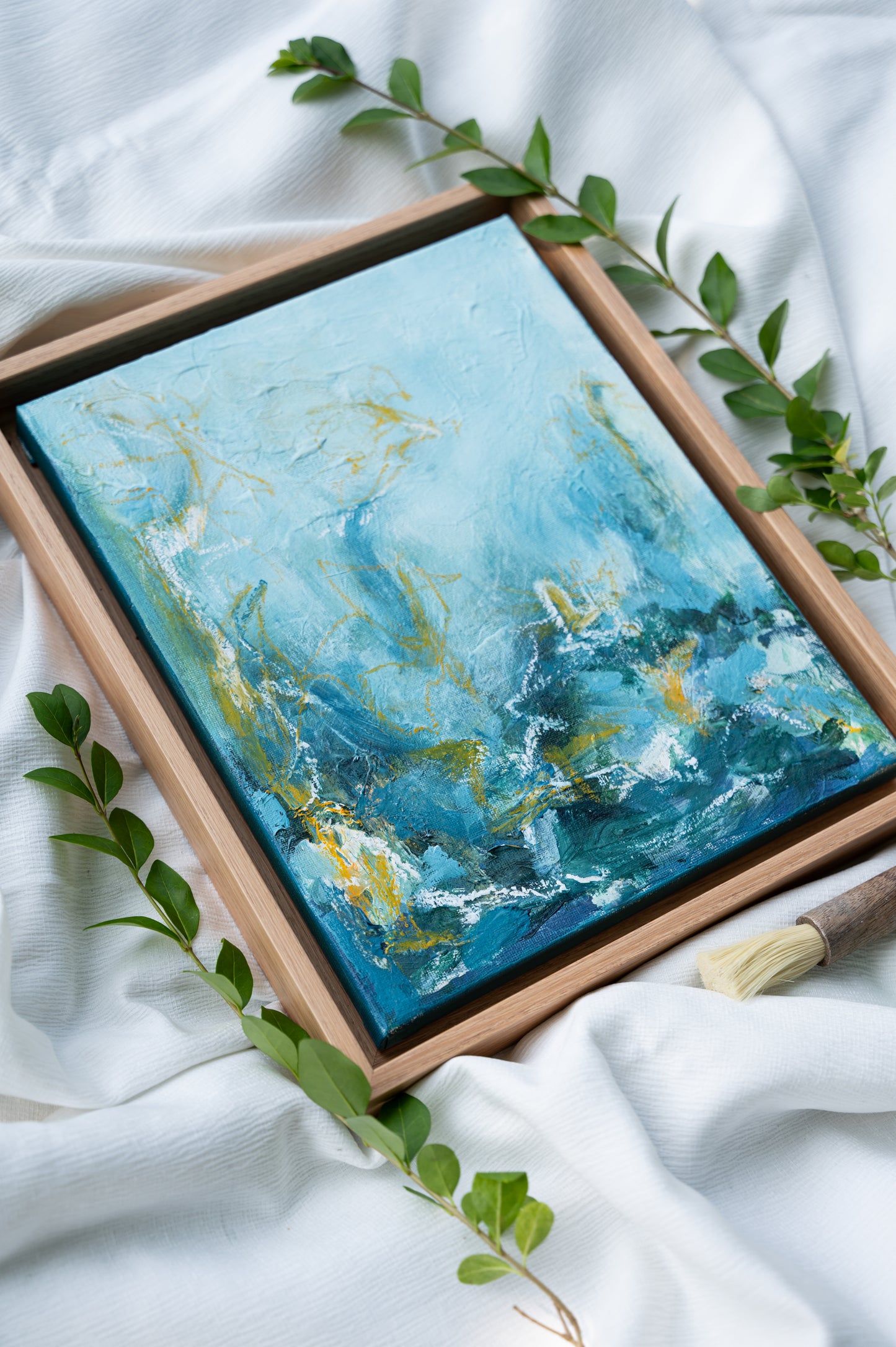 'Orange Goes Good with Blue II'